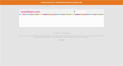Desktop Screenshot of ccvsoftware.com